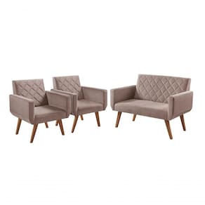 Conjunto Anabelle 2 Poltronas De 1 Lugar 1 Poltrona 2 Lugares Braço Unidecor