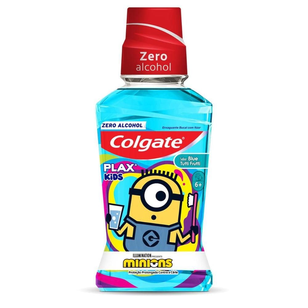 Enxaguante Bucal Colgate Plax Kids Minions 250ml