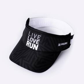 Viseira Para Corrida HUPI Live Love RunPreta