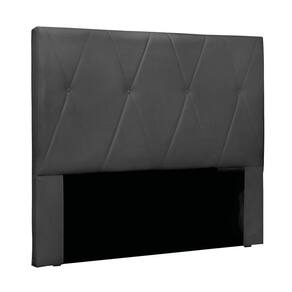 Cabeceira Cama Box King 195 Cm Aquilla Veludo Preto S04 - D`rossi