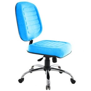 Cadeira Para Escritório Diretor Gomada Linha Blenda Azul