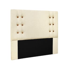 Cabeceira Cama Box Casal 140 Cm Genova Linho Pérola S04 - D`rossi