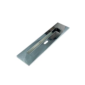 Puxador Concha 22cm de Inox - Polido COM FURO