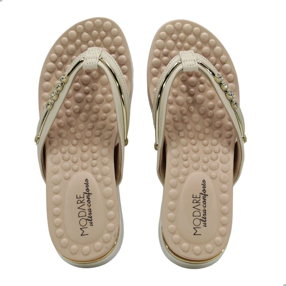 Tamanco Modare Feminino Creme