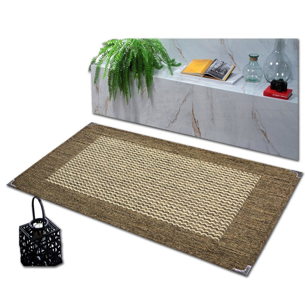 Tapete Sisal Sala Quarto 2,00x3,00 Antid. Mescla S-580