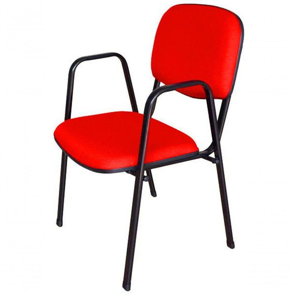 Cadeira Para Auditórios Linha Hotel Auditório Vermelho
