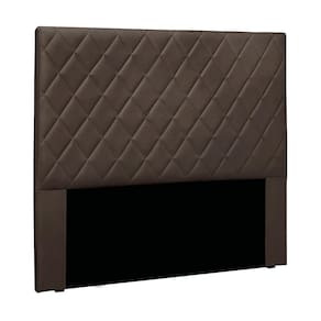 Cabeceira Cama Box Casal 140 Cm Dubai Veludo S04 - D`rossi Cor Marrom