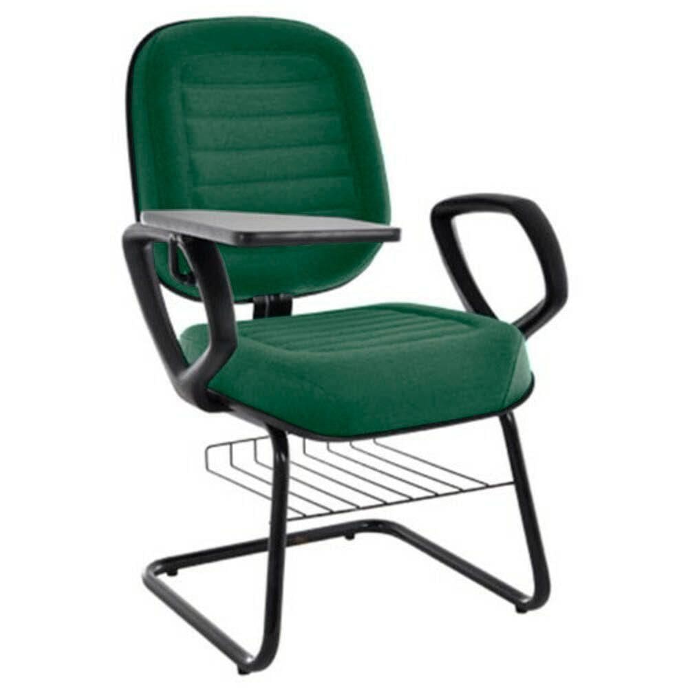 Cadeira Universitária Com Prancheta Linha Blenda Verde