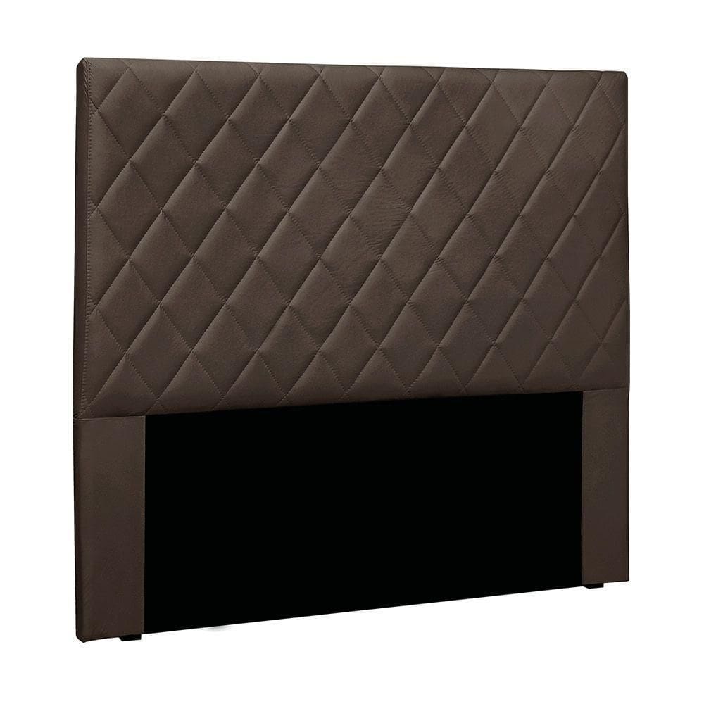 Cabeceira Cama Box King 195 Cm Dubai Veludo Marrom S04 - D`rossi