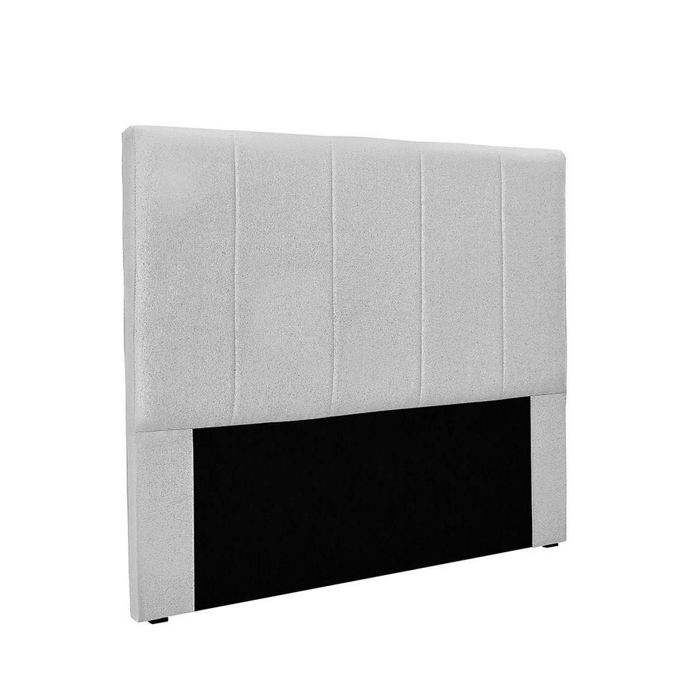 Cabeceira Cama Box Solteiro 90 Cm Arizona Linho S04 - D`rossi Cor Grigio