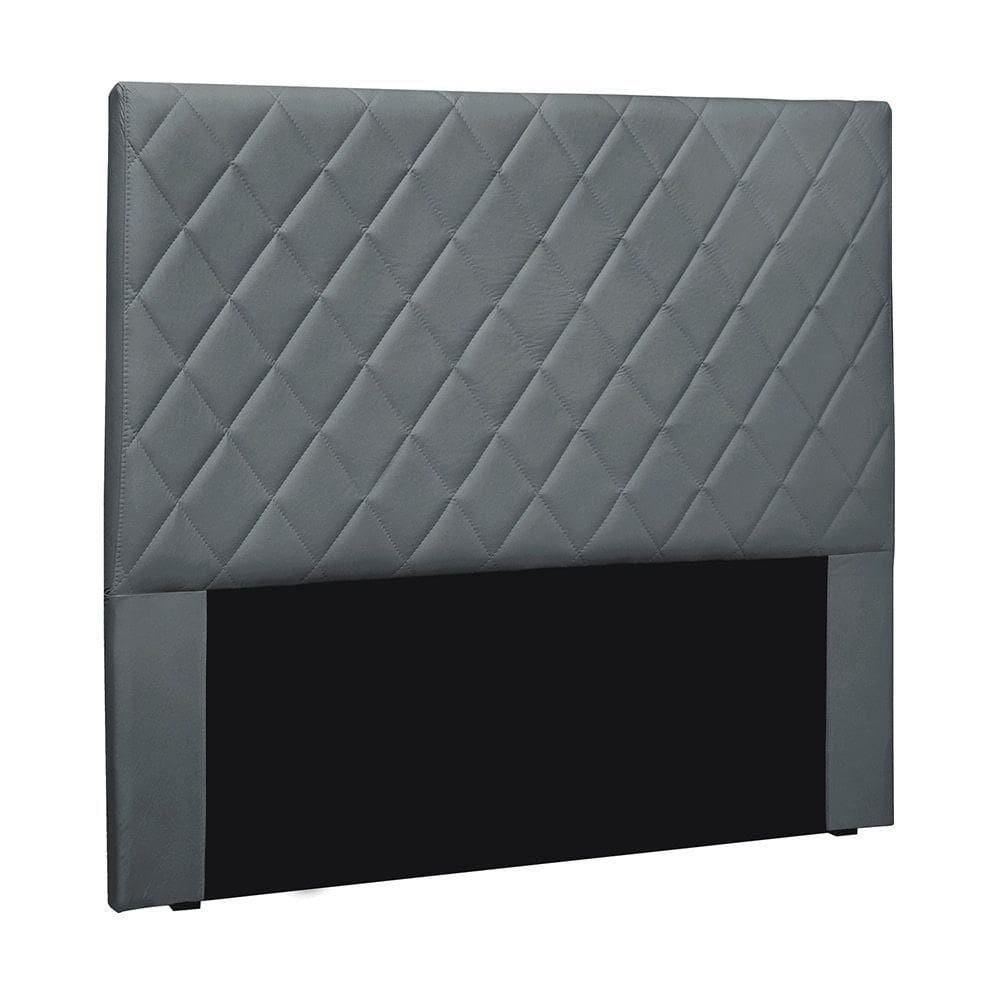 Cabeceira Cama Box Casal 140 Cm Dubai Veludo S04 - D`rossi Cor Cinza