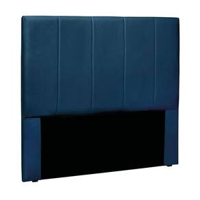 Cabeceira Cama Box Solteiro 90 Cm Arizona Veludo Azul Marinho S04 - D`rossi