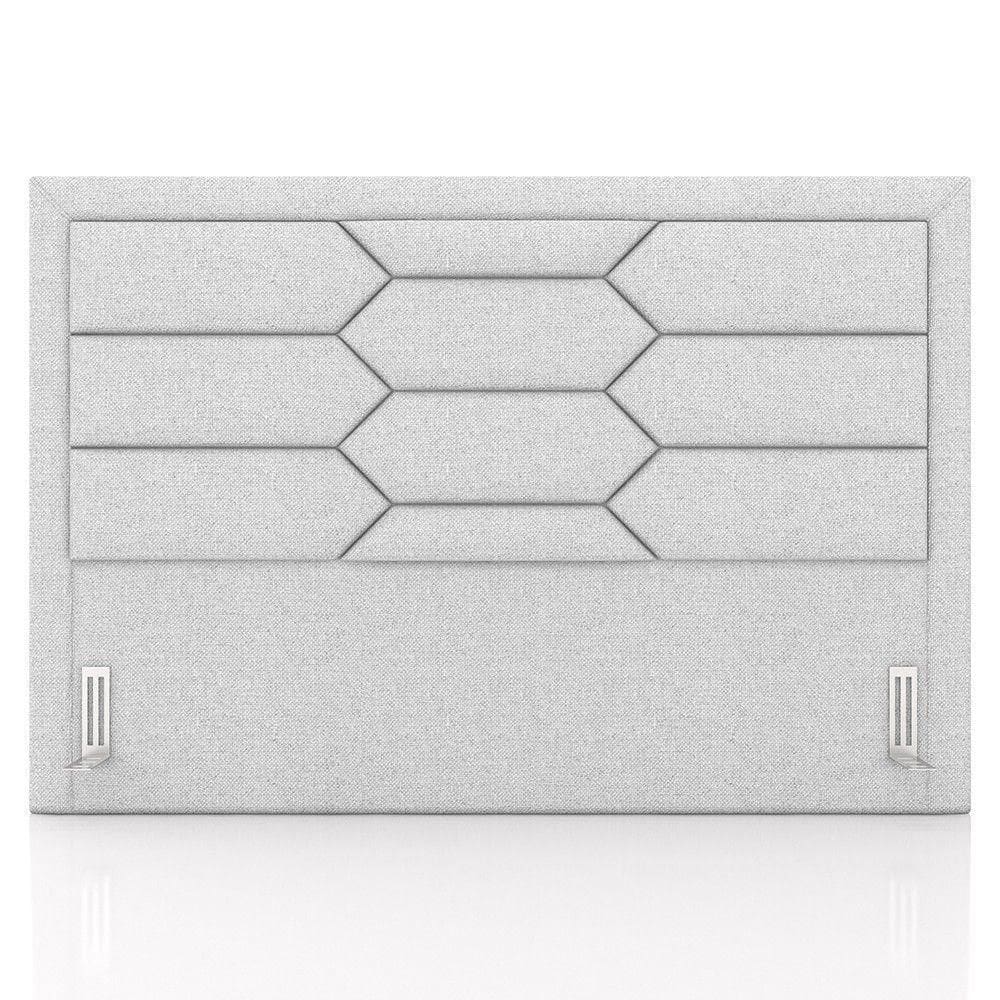 Cabeceira Cama Box Casal 140cm Texas P02 Linho Cinza Claro - Mpozenato