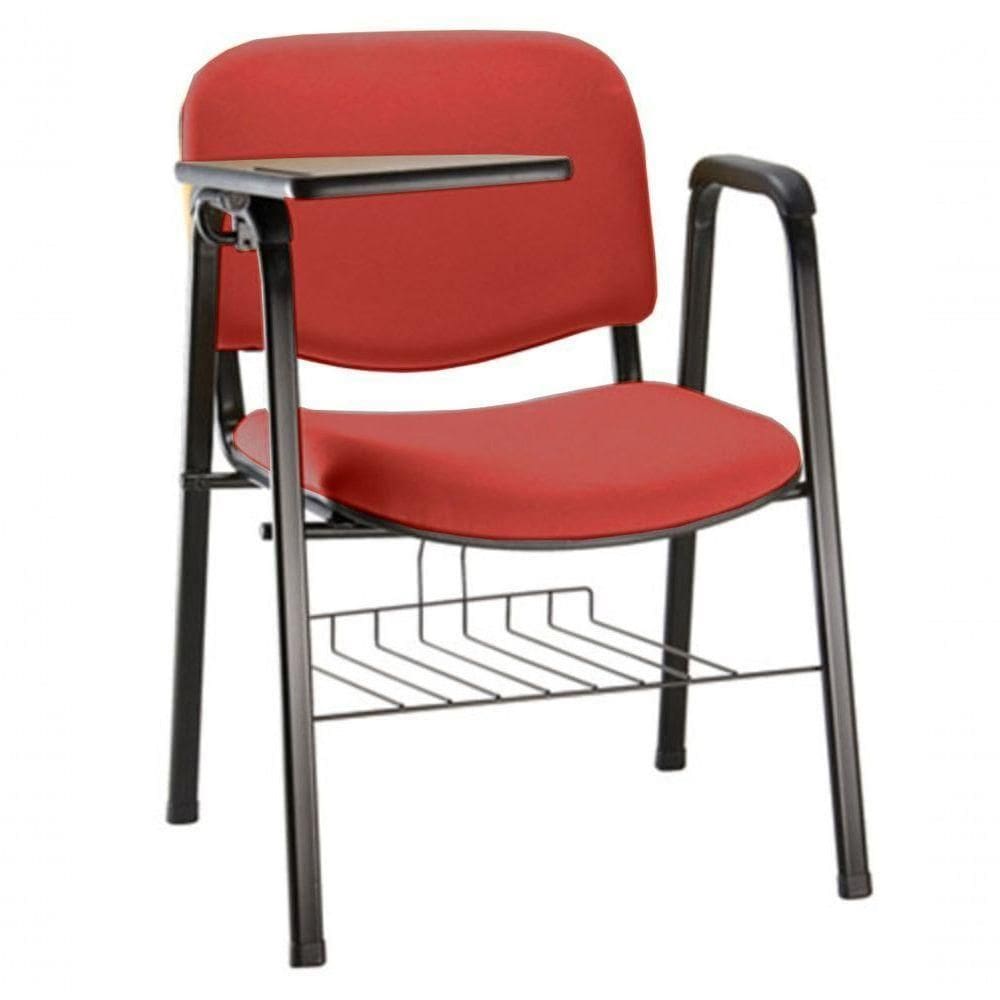 Cadeira Universitária Para Auditórios Linha Hotel Vermelho