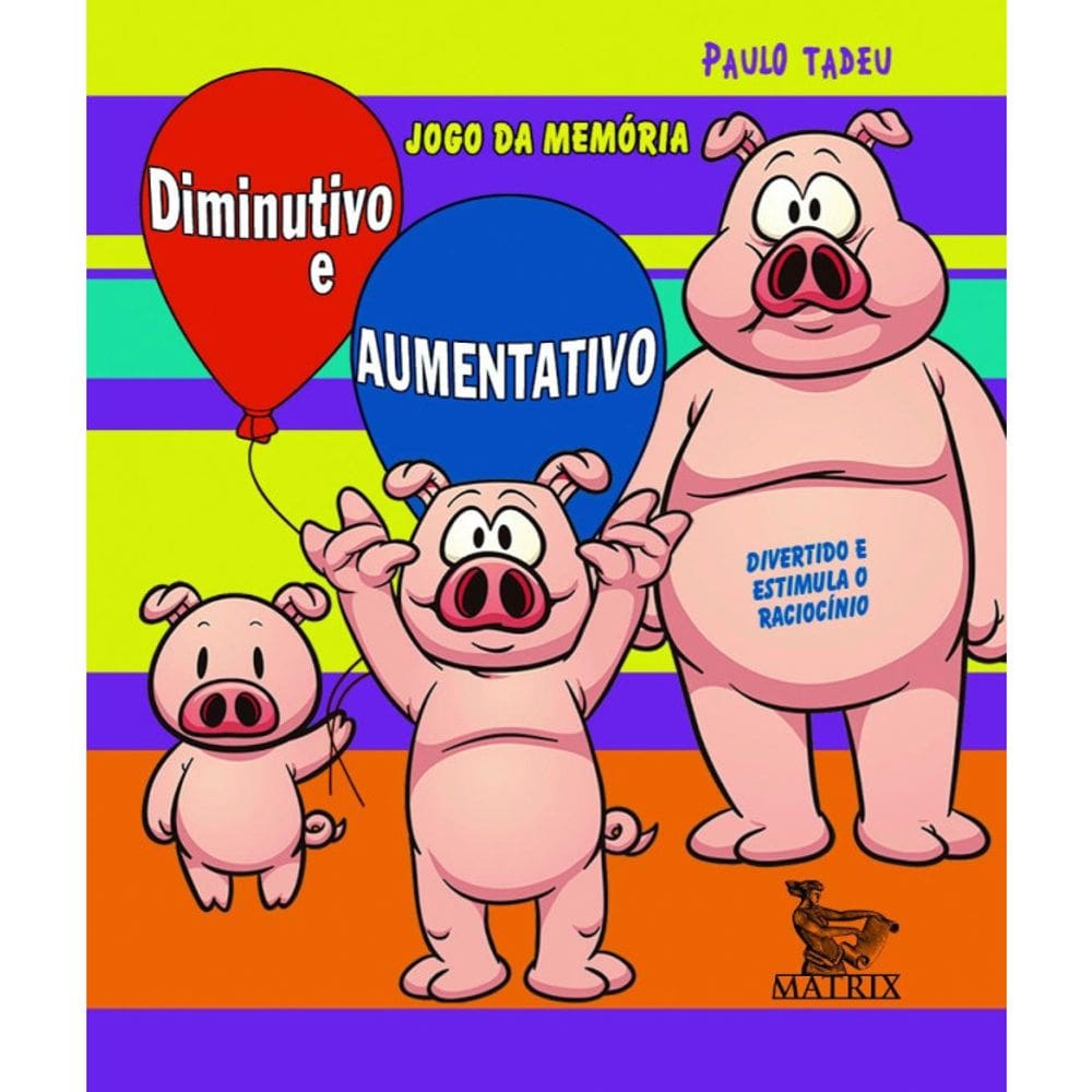 Livro Caixinha - Jogo Da Memória - Diminutivo E Aumentativo