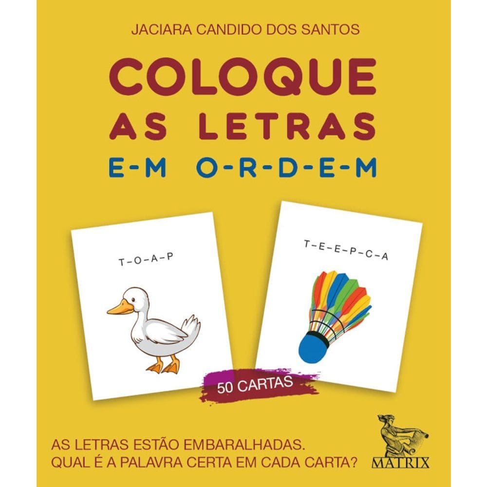 Livro Caixinha - Coloque As Letras Em Ordem