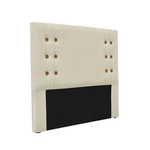Cabeceira Cama Box Casal 140 Cm Gênova Veludo S04 - D`rossi Cor Bege