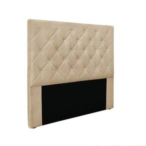 Cabeceira Cama Box Solteiro 90 Cm Tania Linho Dourado S04 - D`rossi