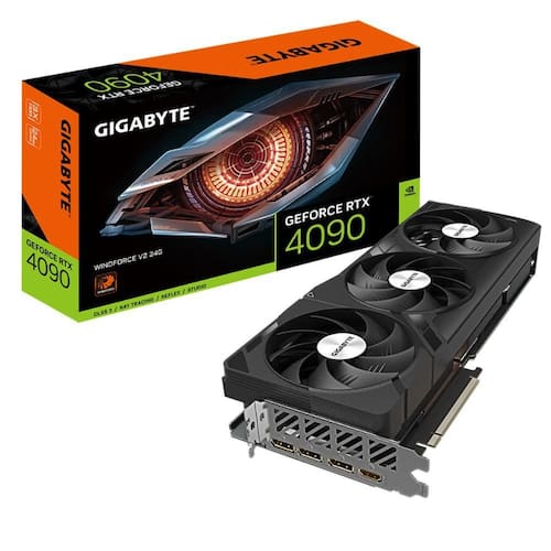 Imagem do produto Placa de Vídeo Gigabyte GeForce RTX 4090 Windforce V2 24GB GDDR6X 384bits em Casas Bahia