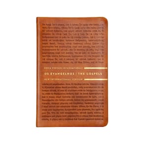 Os Evangelhos, Edição Bilíngue, Português/Inglês, NVI/NIV, com palavras de Jesus em azul, Capa flexível(2207)