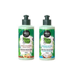Kit com 2 Cremes Para Pentear Maria Natureza Hidratação e Nutrição