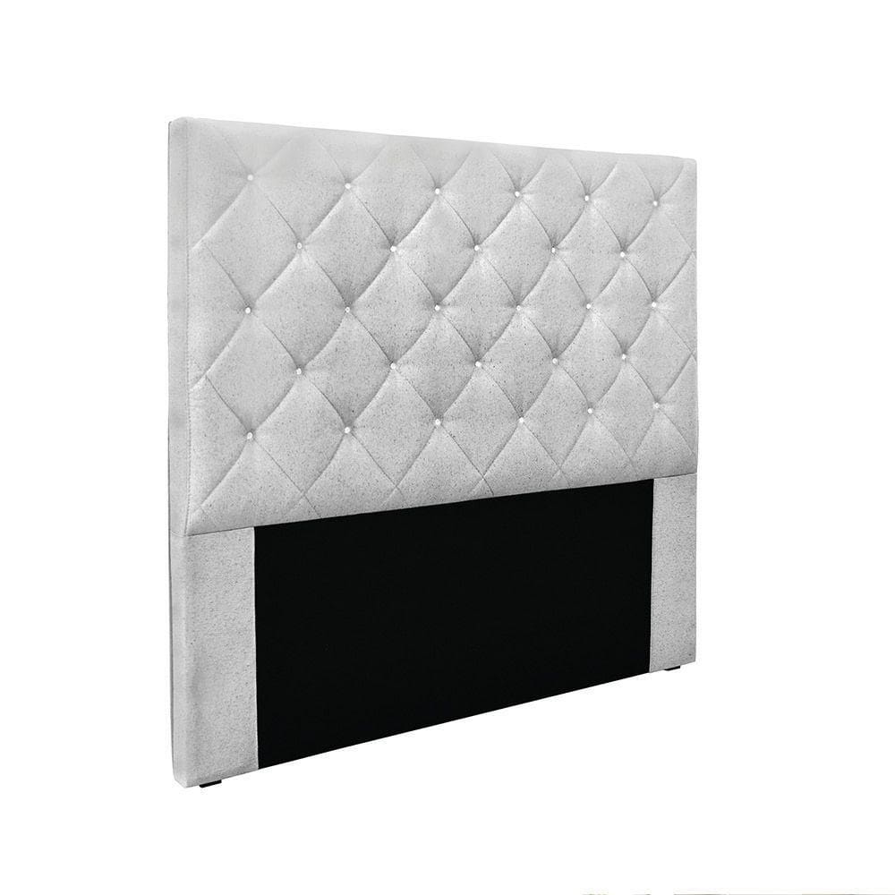 Cabeceira Cama Box King 195 Cm Tania Linho S04 - D`rossi Cor Grigio
