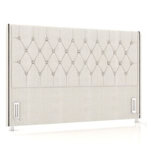 Cabeceira Cama Box Solteirão 96cm Florenza P02 Linho Creme - Mpozenato