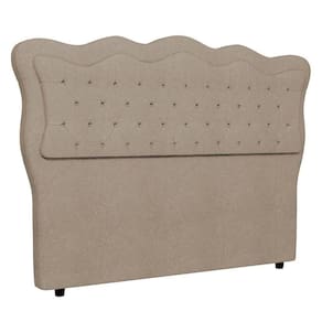 Cabeceira Casal Cama Box 140cm Oregon I02 Bouclê Capuccino Mpozenato