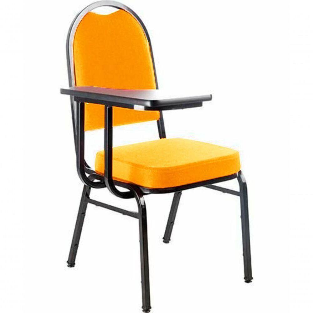 Cadeira Universitária Para Auditório Linha Hotel Laranja