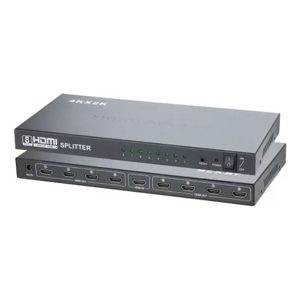 Spliter Hdmi Divisor 1 Entr X 8 Saidas 5-2400mhz 3d 1080p
