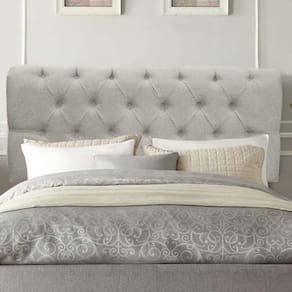 Painel Estofada Paris 160cm Queen Size Para Cama Box Quarto Linho Bege - Gat Magazine