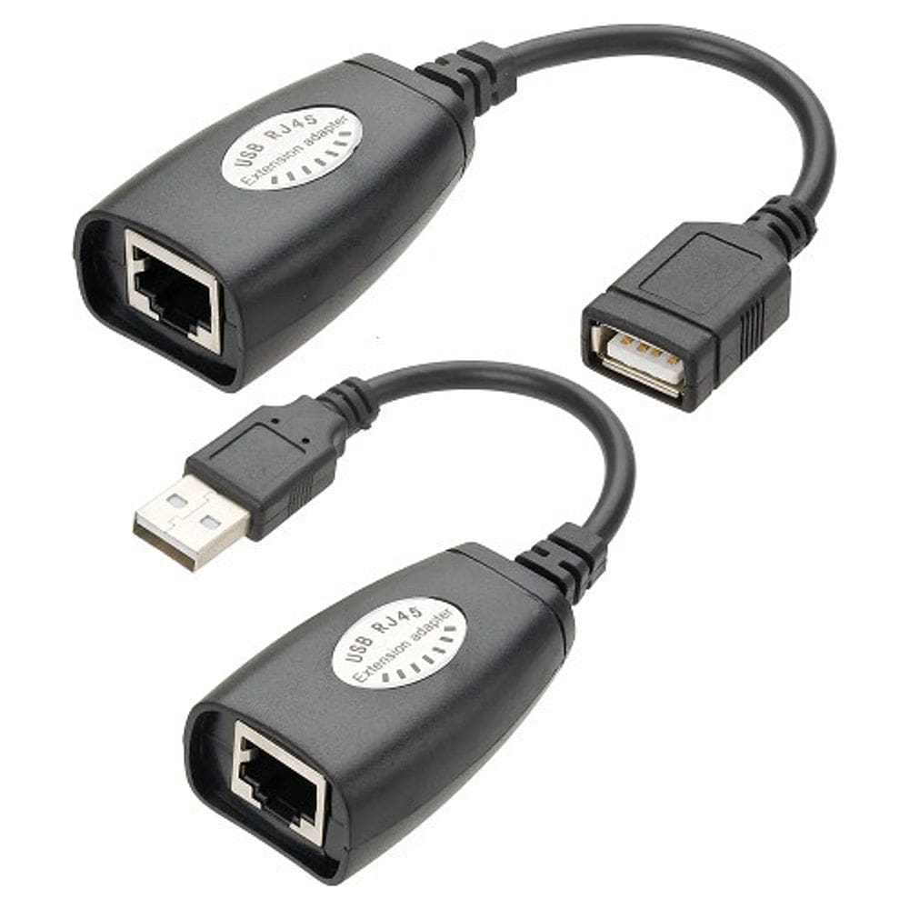 Extensão Usb Via Cabo De Rede Lan 2.0