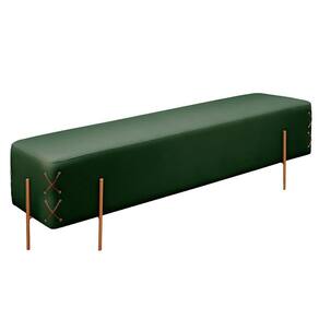 Recamier Eros Luxo Base Bronze Castellar Móbile Verde