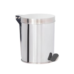 Lixeira em Aço Inox 12L Pedal Redonda
