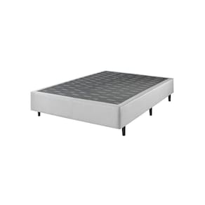 Base Para Cama Box Casal Ecoflex Prata 138x188x25cm Base Box