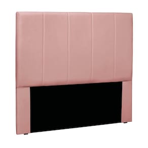 Cabeceira Cama Box Casal 140 Cm Arizona Veludo S04 - D`rossi Cor Rosa