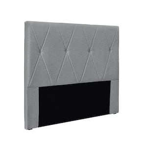 Cabeceira Cama Box Casal 140 Cm Aquilla Linho S04 - D`rossi Cor Cinza