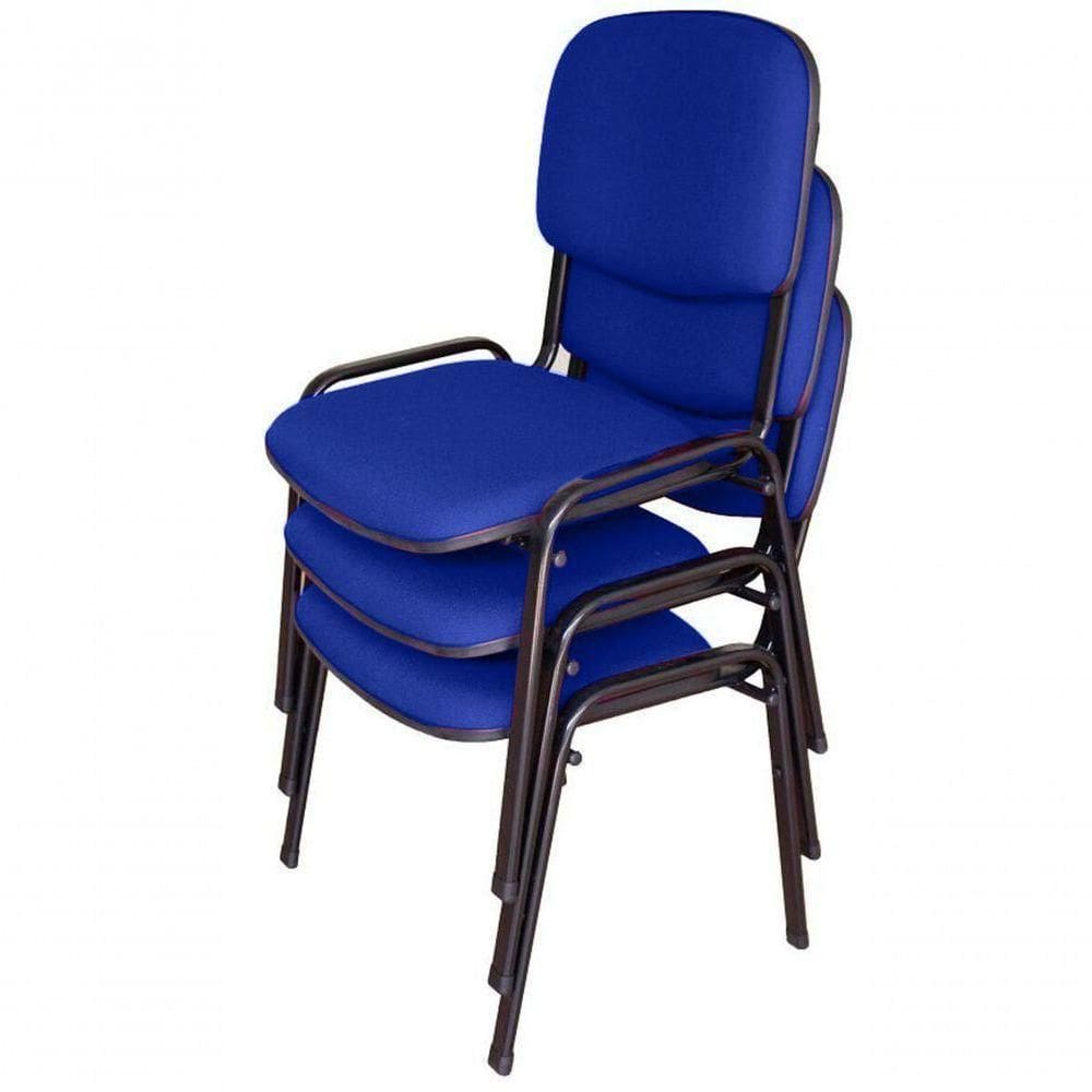 03 Cadeiras Para Auditórios Linha Hotel Auditório Azul