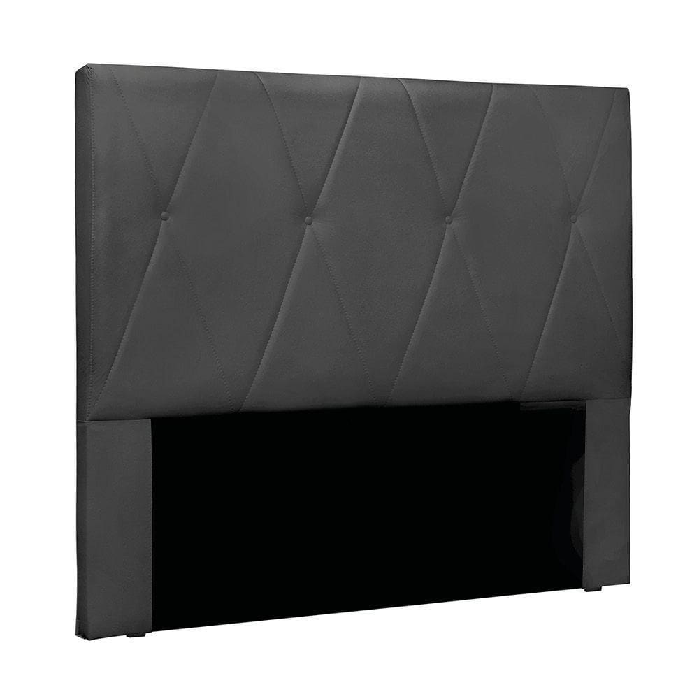 Cabeceira Cama Box Queen 160 Cm Aquilla Veludo Preto S04 - D`rossi