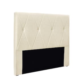 Cabeceira Cama Box Casal 140 Cm Aquilla Linho Pérola S04 - D`rossi