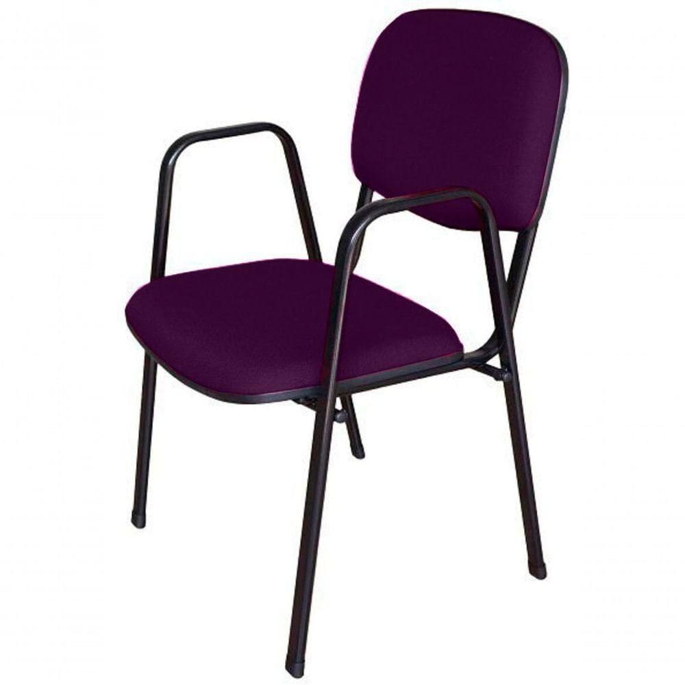 Cadeira Para Auditórios Linha Hotel Auditório Roxo