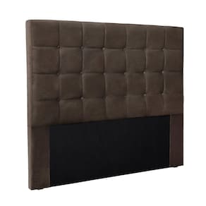 Cabeceira Cama Box Casal 140 Cm Verona Veludo Marrom S04 - D`rossi
