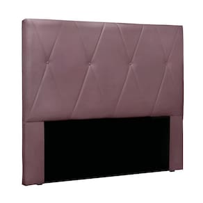 Cabeceira Cama Box Solteiro 90 Cm Aquilla Veludo Uva S04 - D`rossi