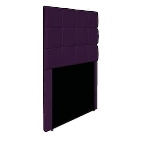 Cabeceira Estofada Manchester 90 Cm Solteiro Suede - Adj Decor Cor Roxo