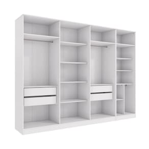Conjunto Closet Kappesberg Adapt Branco 2 Peças 308cm