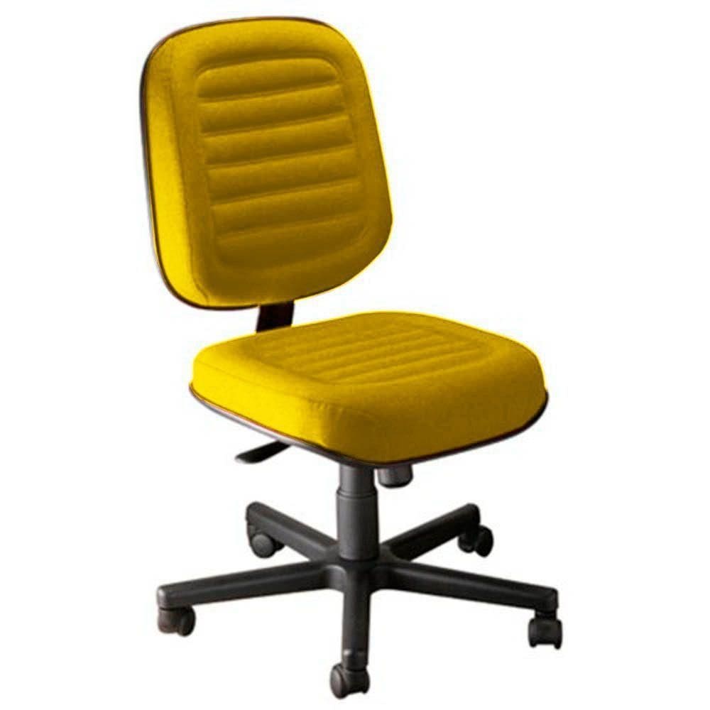 Cadeira Para Escritório Diretor Gomada Linha Blenda Amarelo