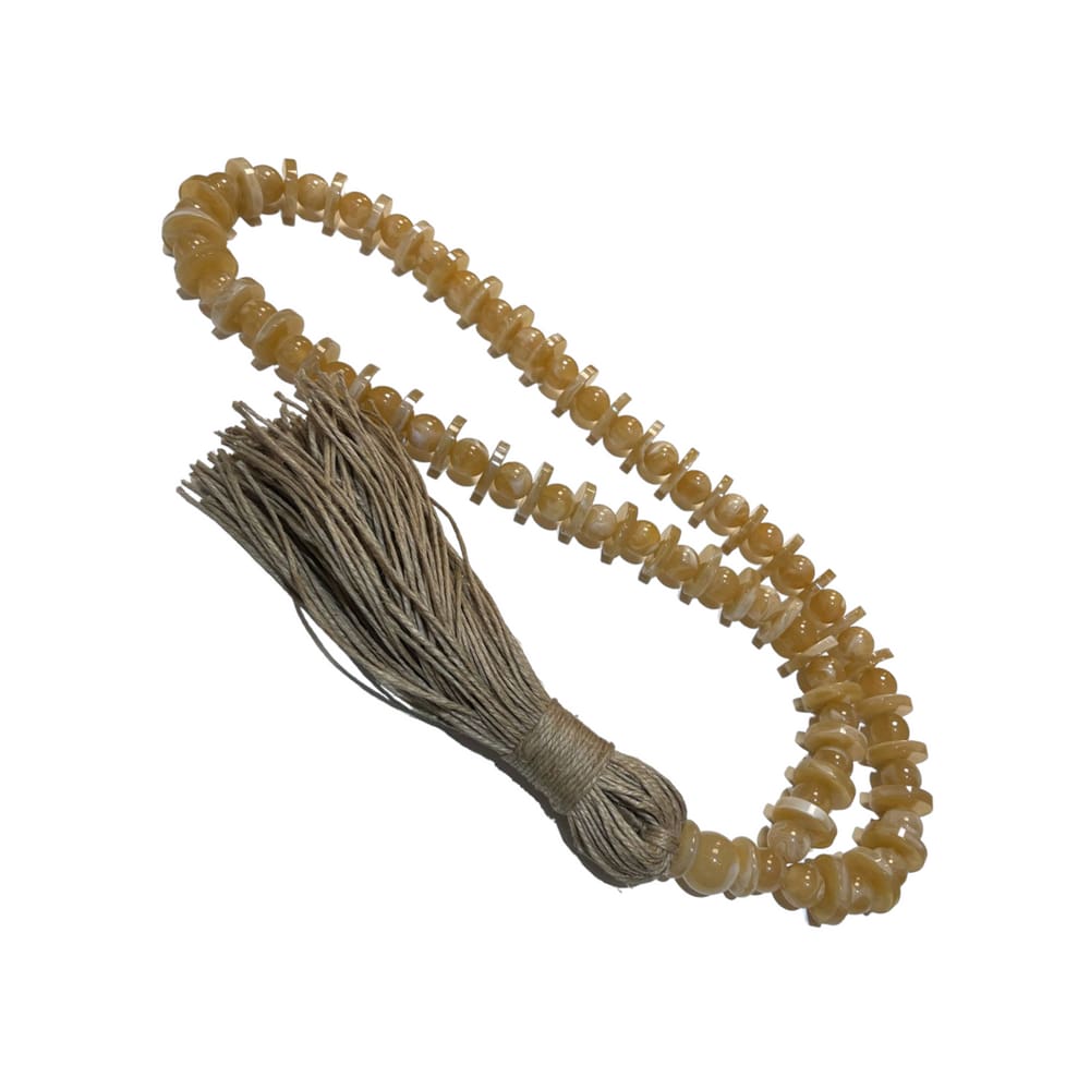 Colar De Mesa Indiano Marfim