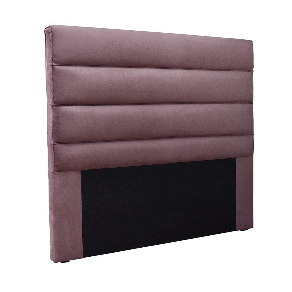 Cabeceira Cama Box Queen 160 Cm Arles Veludo S04 - D`rossi Cor Uva