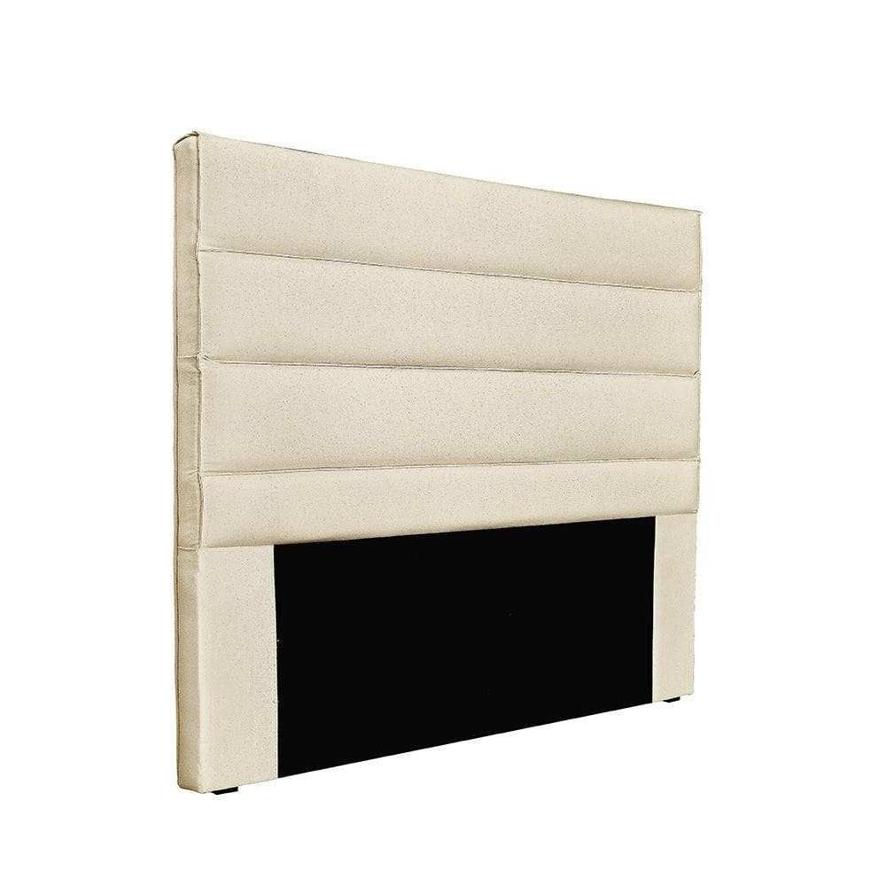Cabeceira Cama Box Casal 140 Cm Arles Linho Pérola S04 - D`rossi