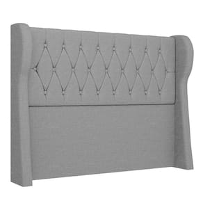 Cabeceira Casal Queen Cama Box 160cm Malva I02 Linho Cinza Mpozenato